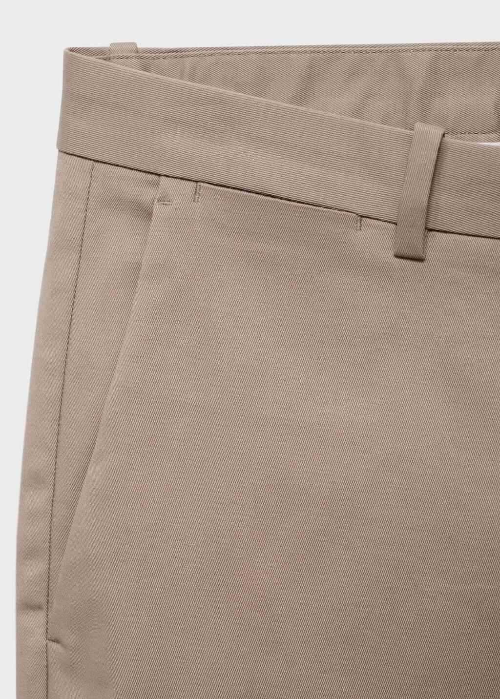 LIGHT BEIGE Dublino slim-fit chino trousers, Light Beige, large image number 5