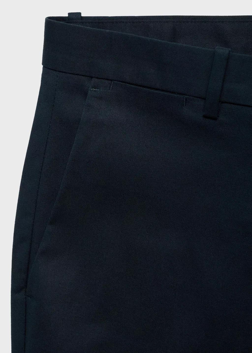 DARK BLUE Dublino slim-fit chino trousers, Dark Blue, large image number 5