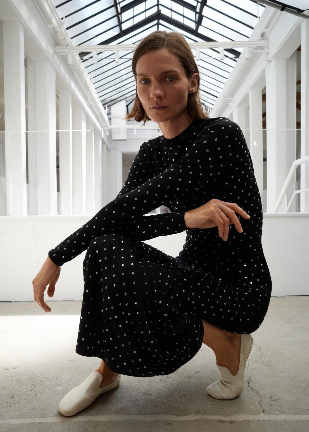 LIGHT BEIGE Gathered leather shoes, 0201_05, large image number 0