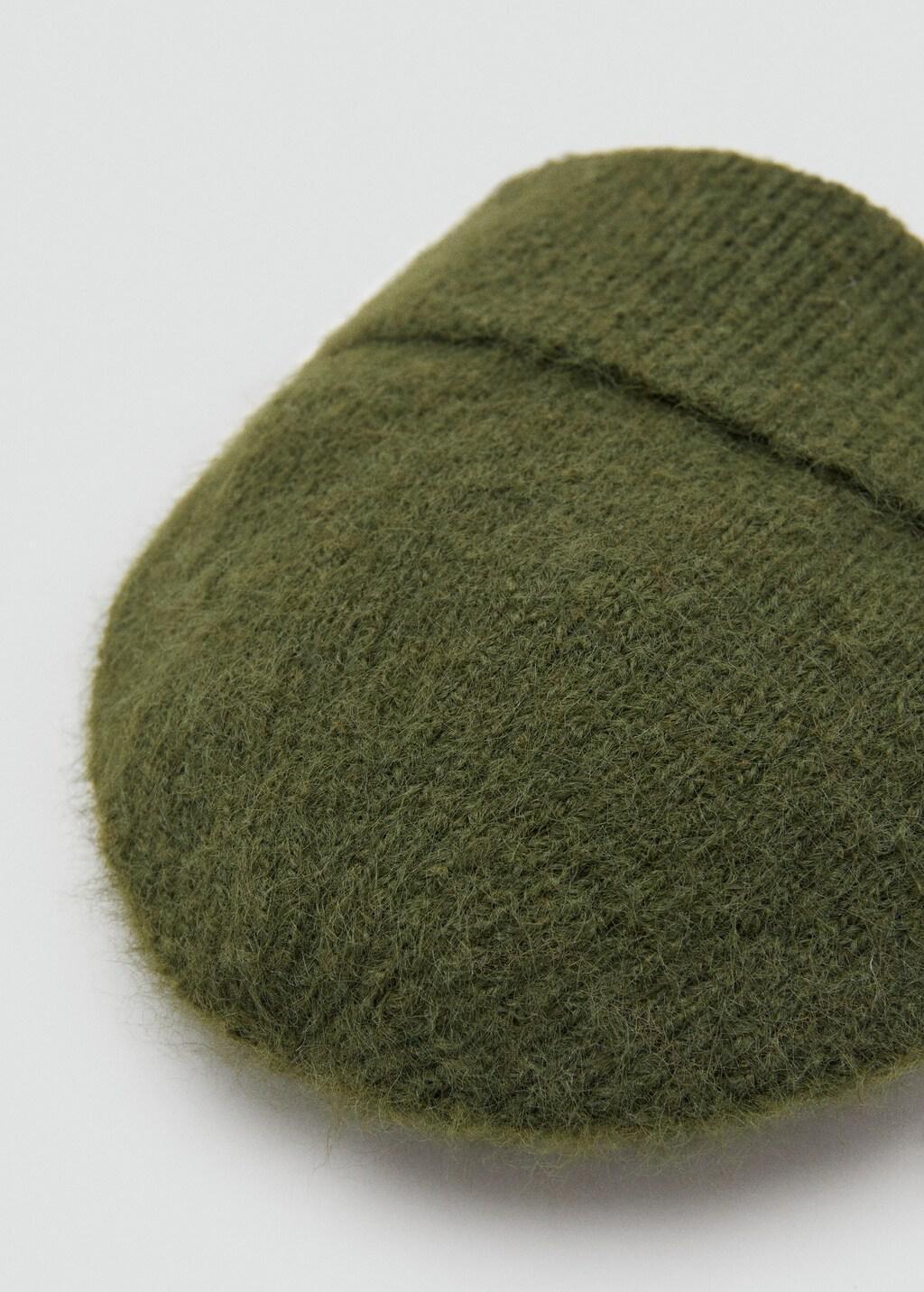 BEIGE - KHAKI Rib-knit cap, 0201_37, medium