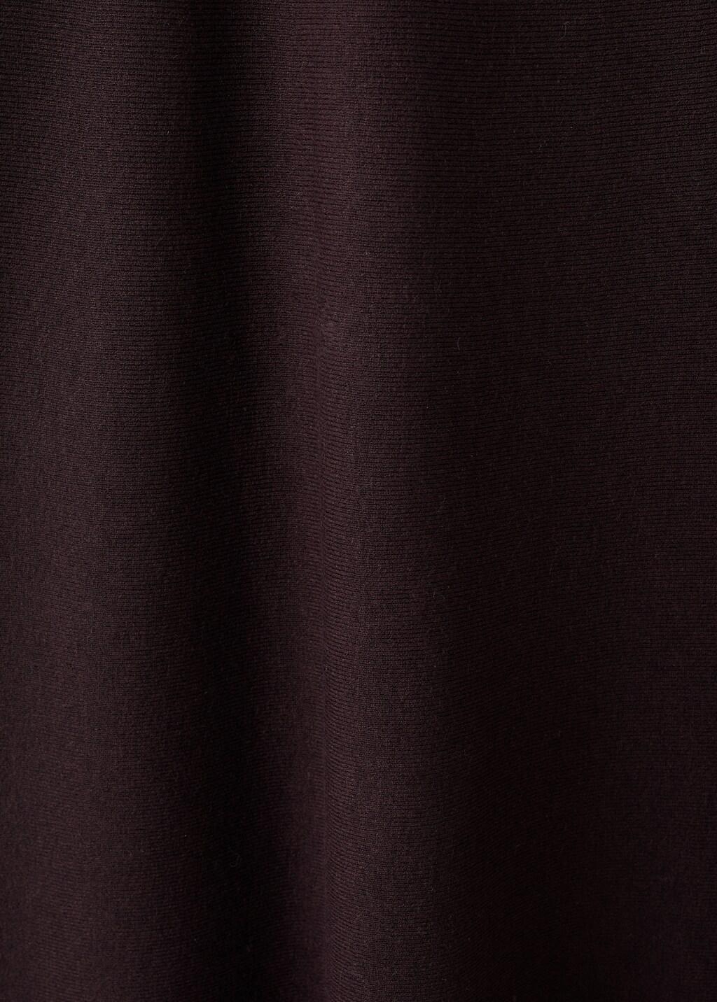 Red Wool-Blend Knitted Skirt, 0201_77, large image number 5