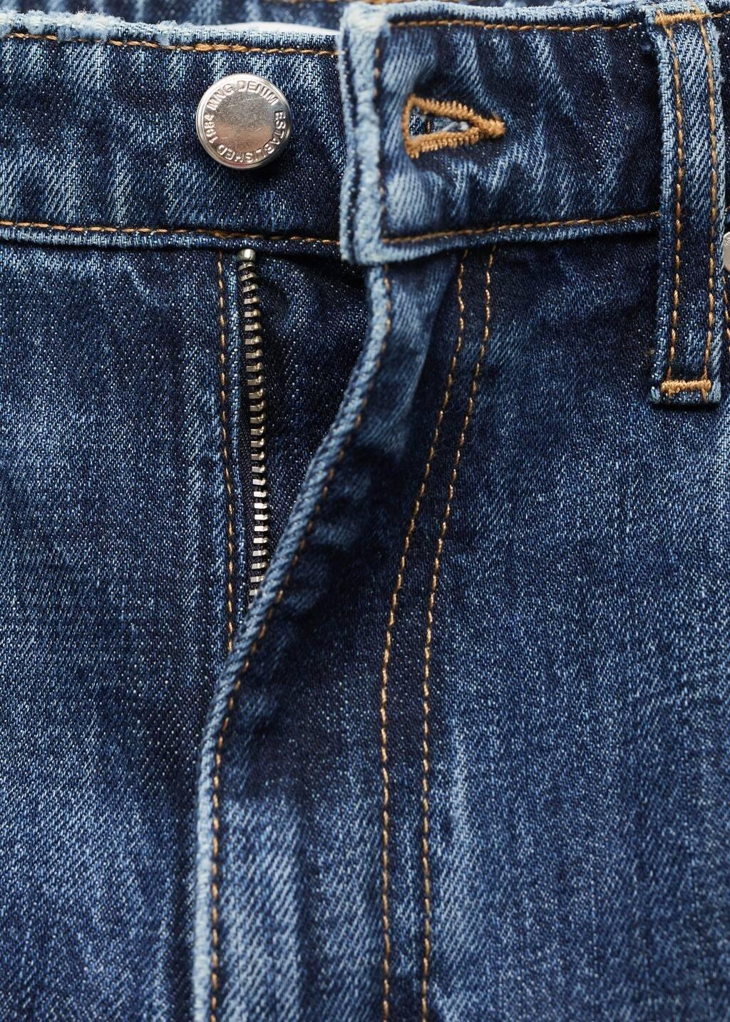 Blue Straight-Leg Jeans With Ings, Open Blue, large image number 4