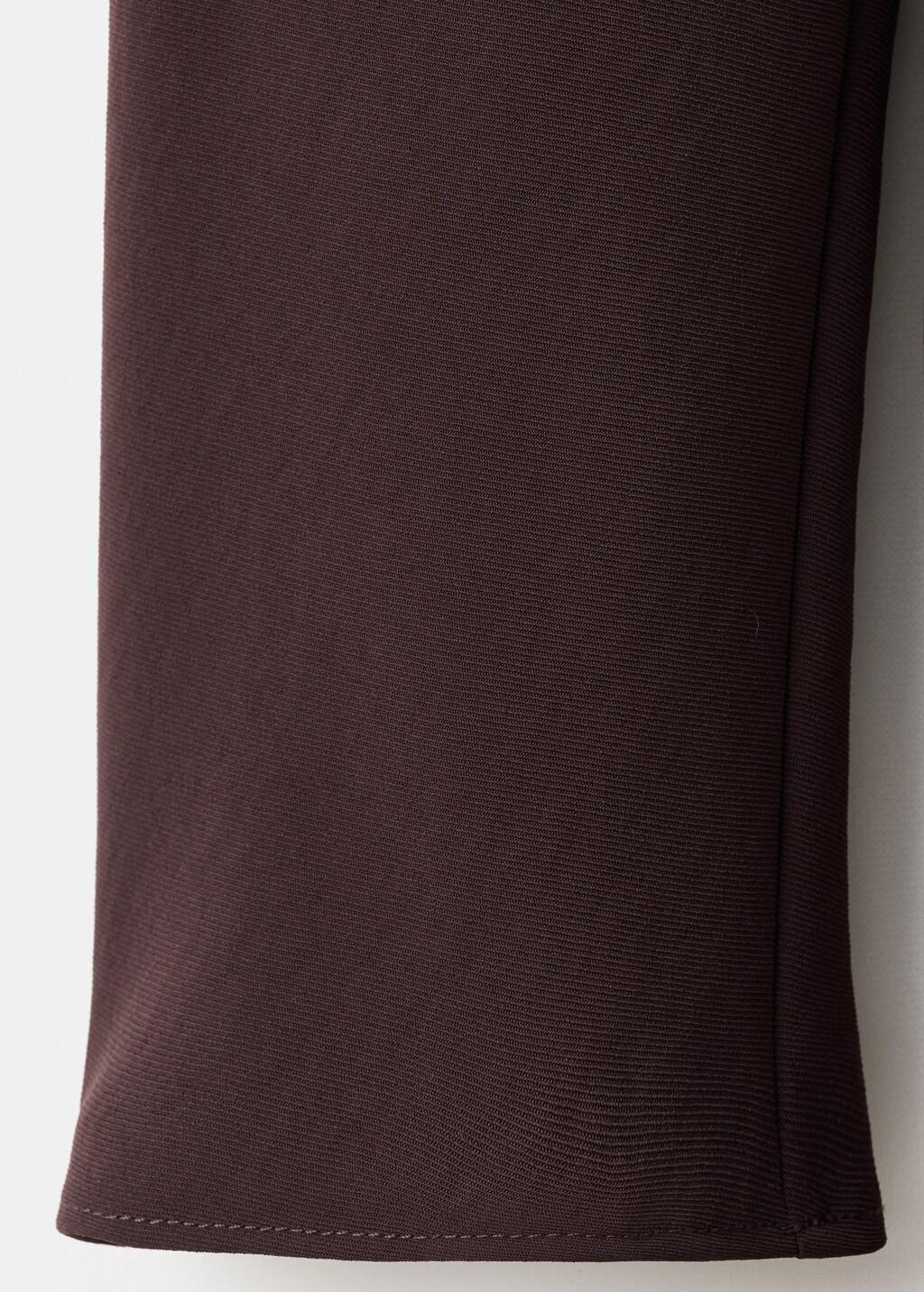 Brown Blouse With Asymmetrical Neckline, 0201_30, large image number 5