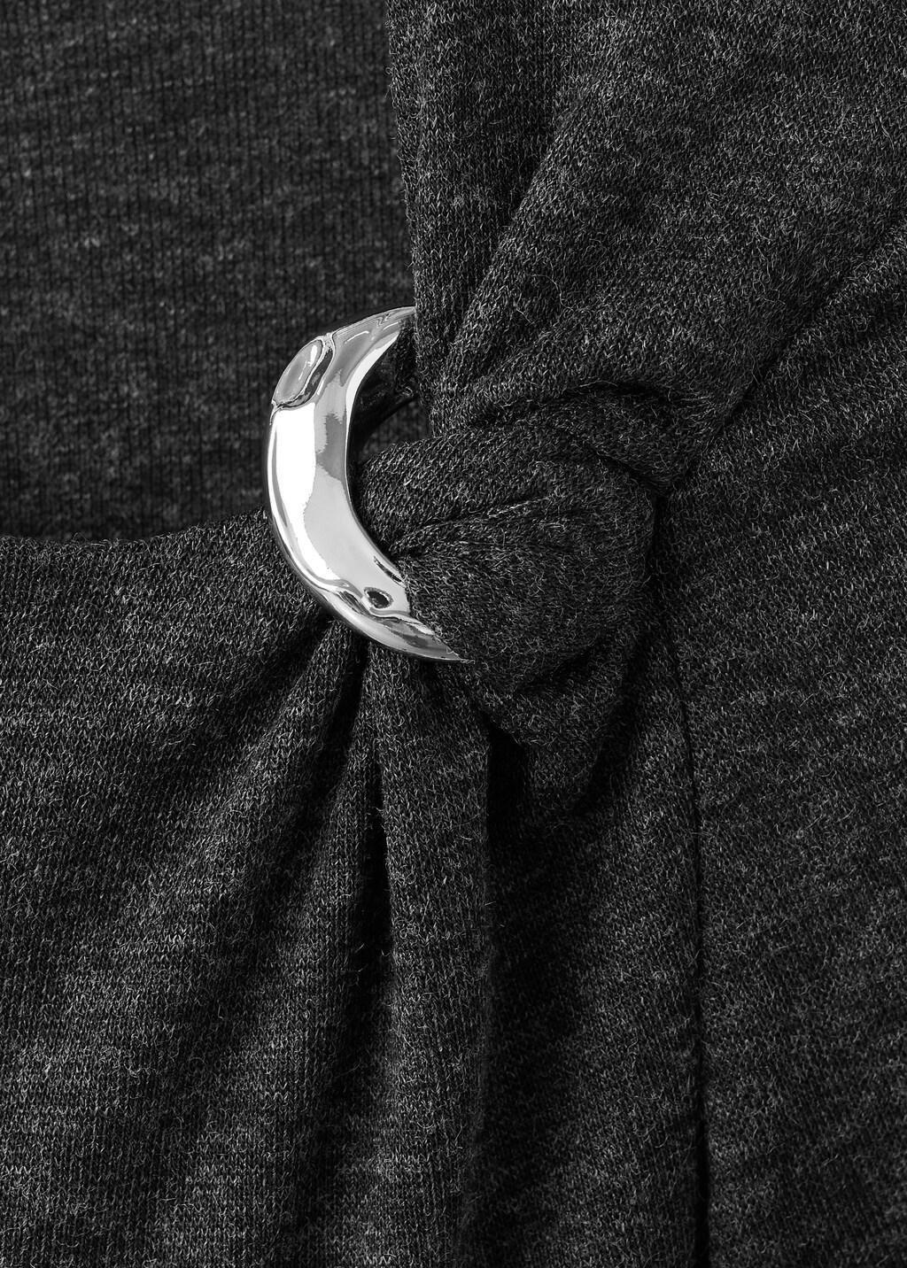 GREY Metal detail T-shirt, 0201_92, medium