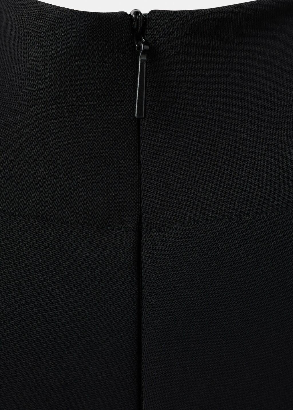 BLACK Jumpsuit with draped neck and belt, Black, large image number 5