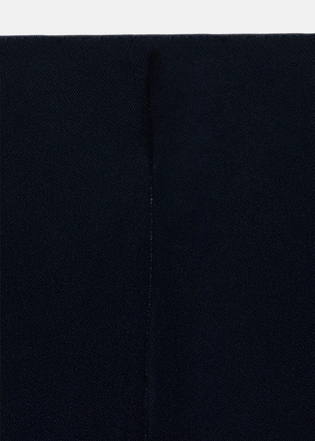 Navy Velvet Suit Trousers, Navy, medium