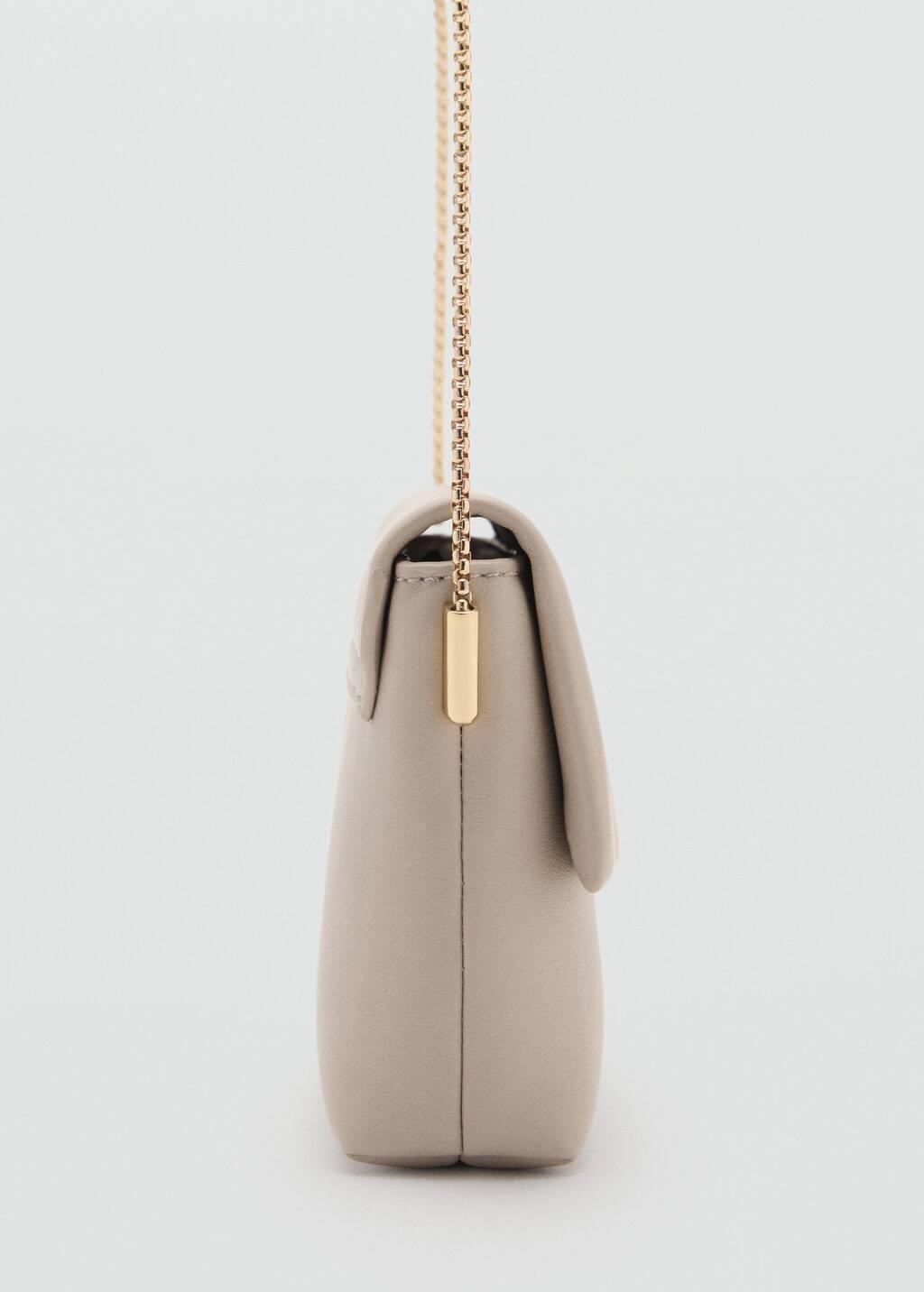 Beige Crossbody Envelope-Style Bag, Natural White, large image number 1