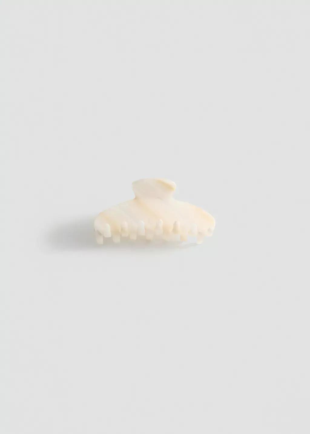 Beige Hair Clip, Light Beige, large image number 1