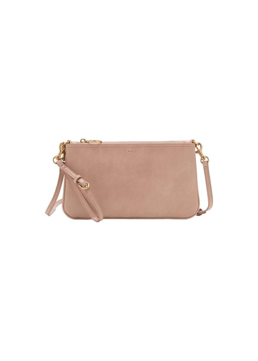 Pink Tumbled Leather-Effect Clutch, Light-Pastel Pink, large image number 3