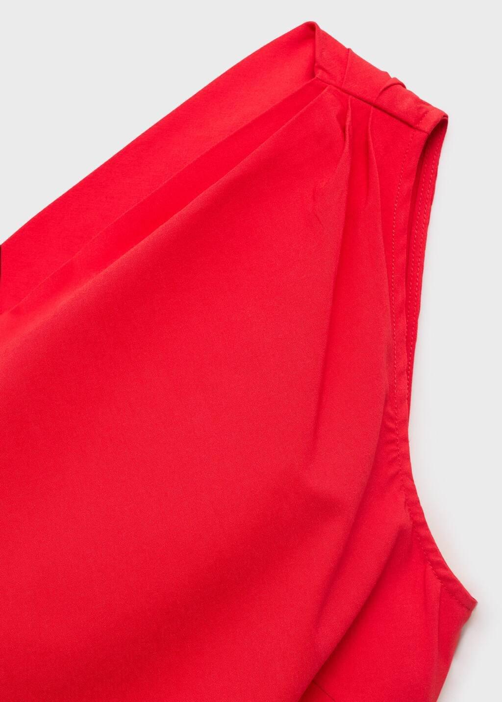 RED Short asymmetrical dress, , large image number 5