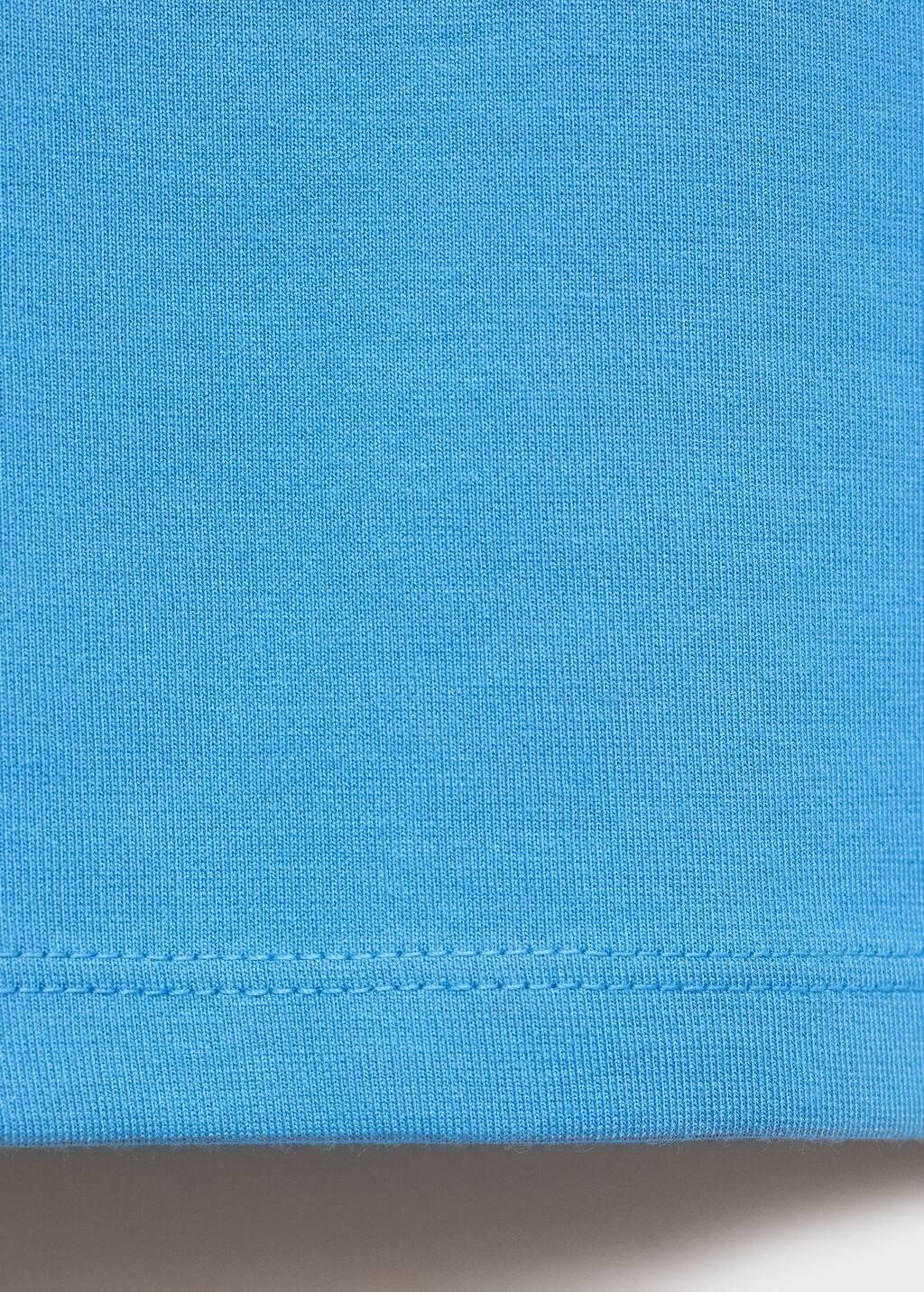 MEDIUM BLUE Fitted midi-dress, 0201_52, large image number 6