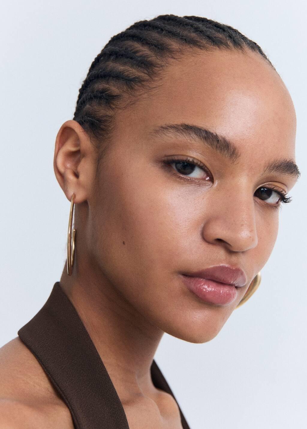 BROWN Halter-neck top, Brown, medium