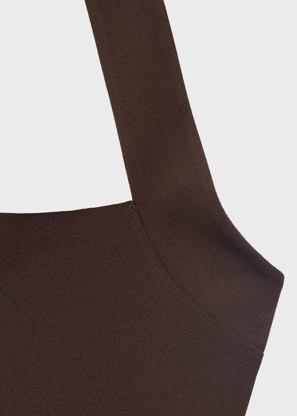 Brown Halter-Neck Top, , large image number 2