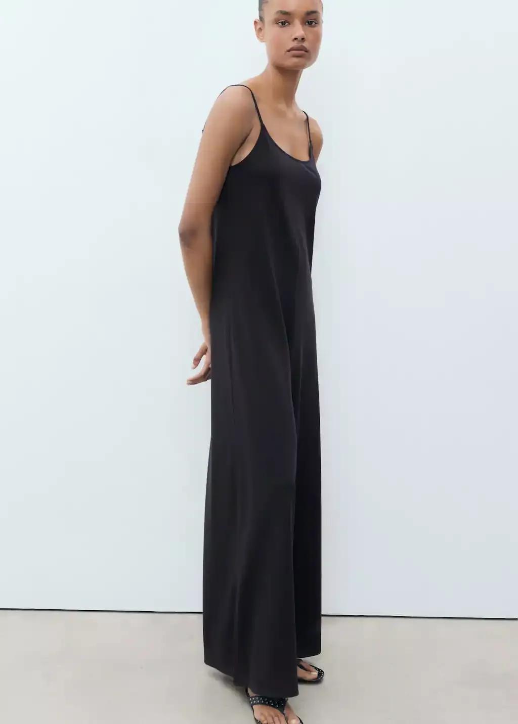 Navy Shift Long Jumpsuit, , large image number 2