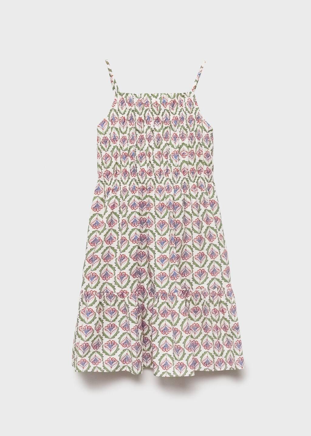 Pink Midi Printed Dress, , large image number 0