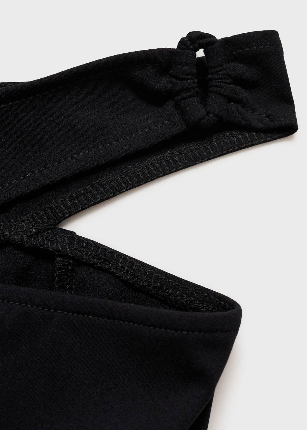 BLACK Leggings with cut-out waist, Black, large image number 4