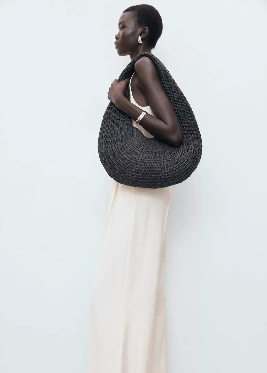 Beige Halter-Neck Jumpsuit With Belt, Light Beige, large image number 3