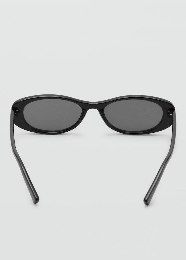 Black Oval-Frame Sunglasses, 0201_99, large image number 2
