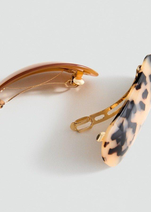 Brown Hairclip, Set Of 2, 0201_30, large image number 1