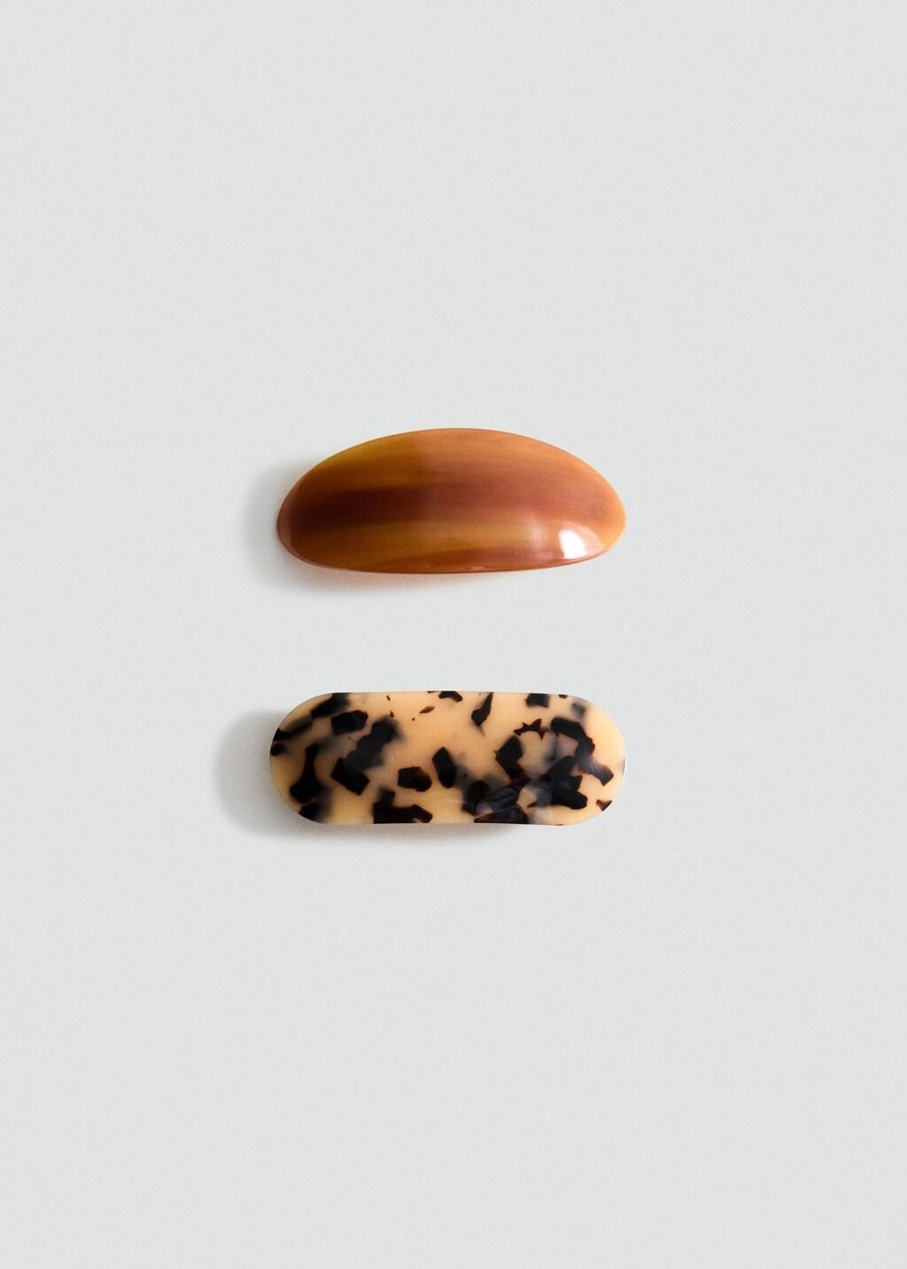 Brown Hairclip, Set Of 2, 0201_30, large image number 3