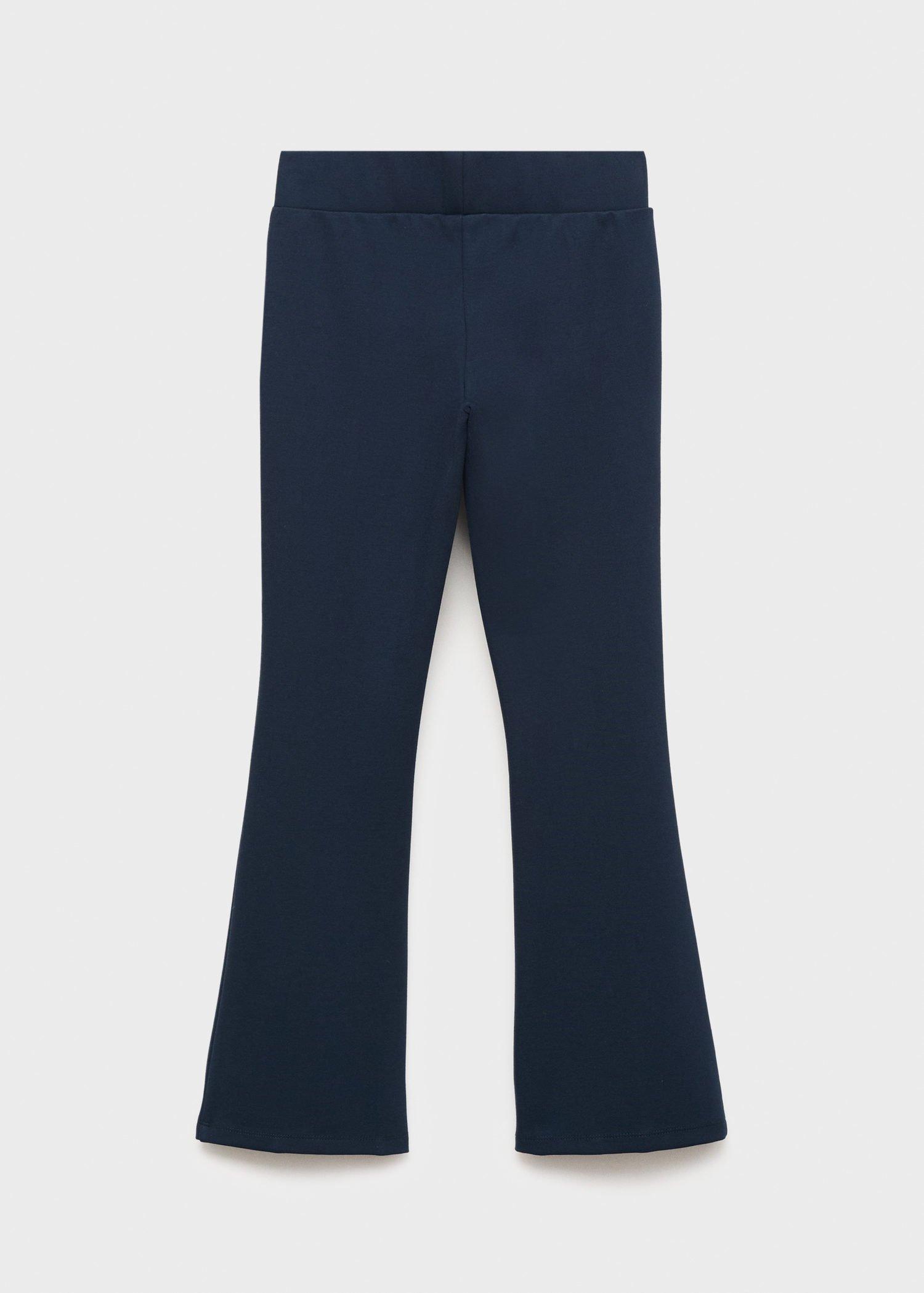 Navy Flared Leggings, Navy, large image number 0