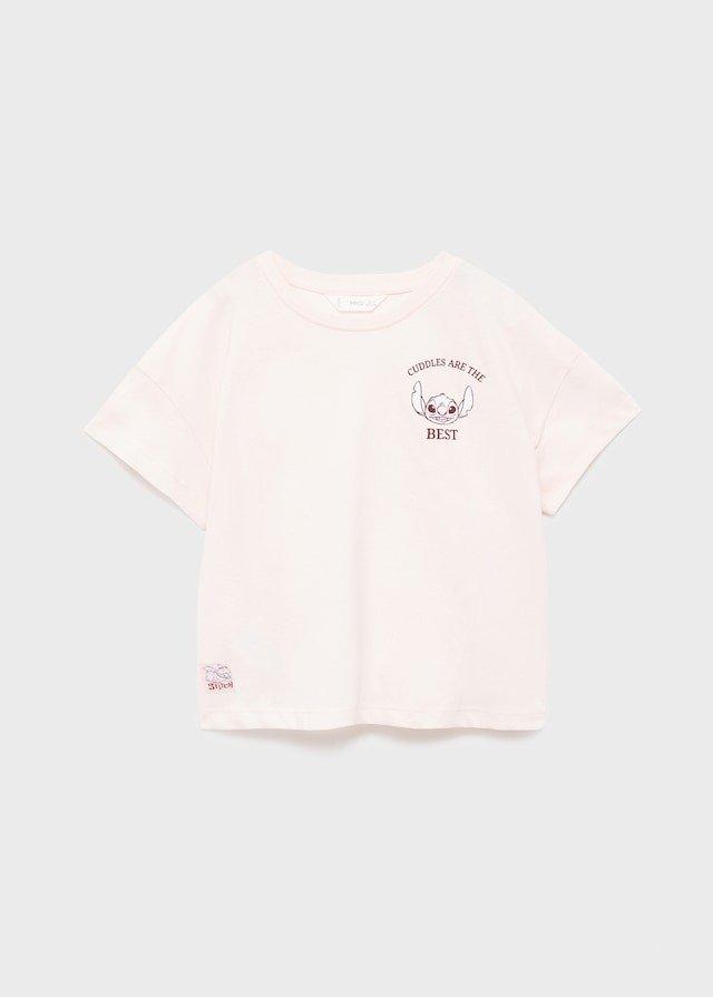 Pink Lilo And Stitch T-Shirt, Kids Girls, , large image number 0