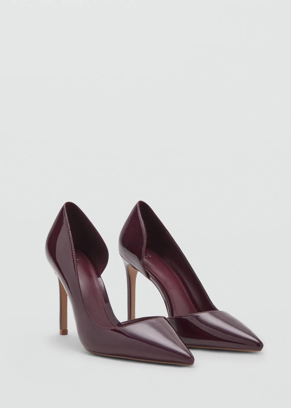 Red Patent Heeled Shoes, , medium
