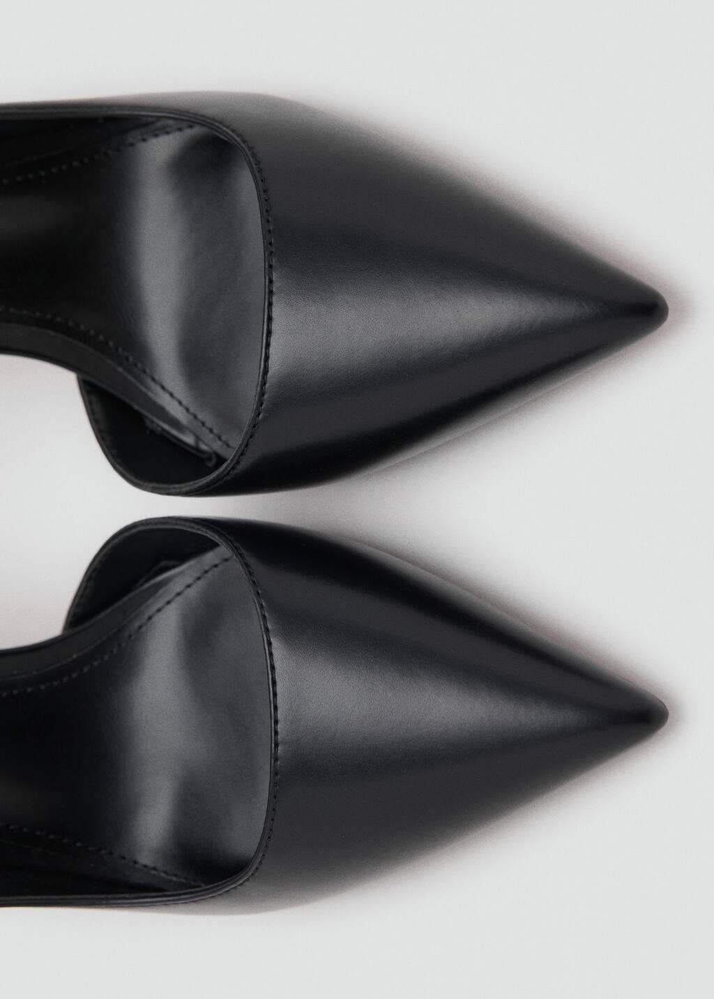 Black Asymmetrical Heeled Shoes, , large image number 2