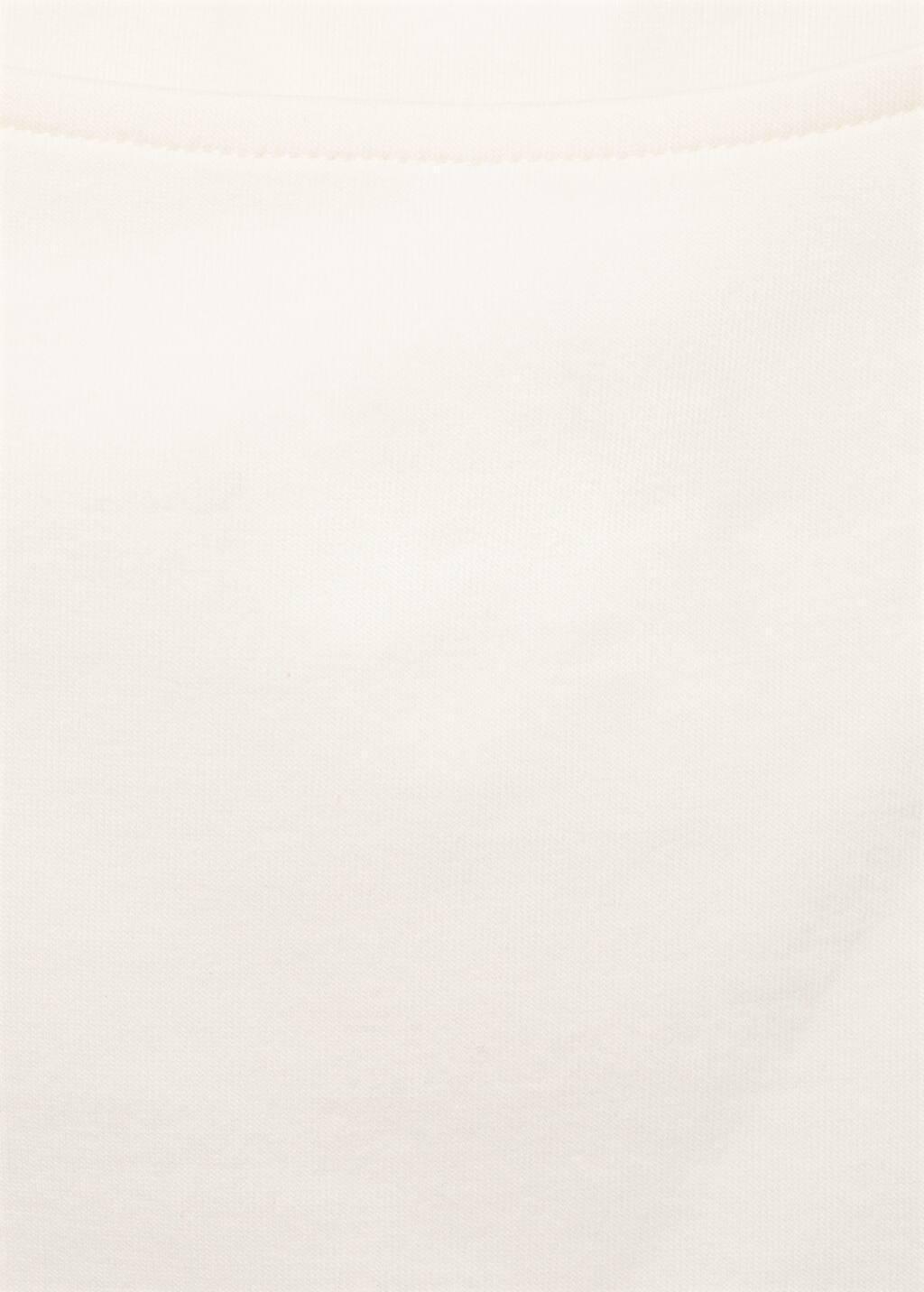 Beige Plain cotton strappy top, Light Beige, large image number 3