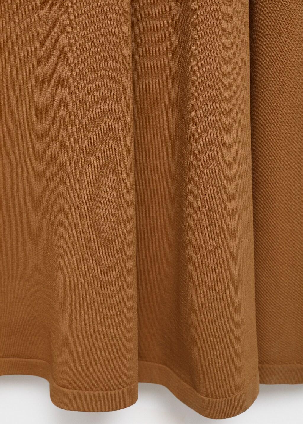 Brown Knit Long Dress, , large image number 11