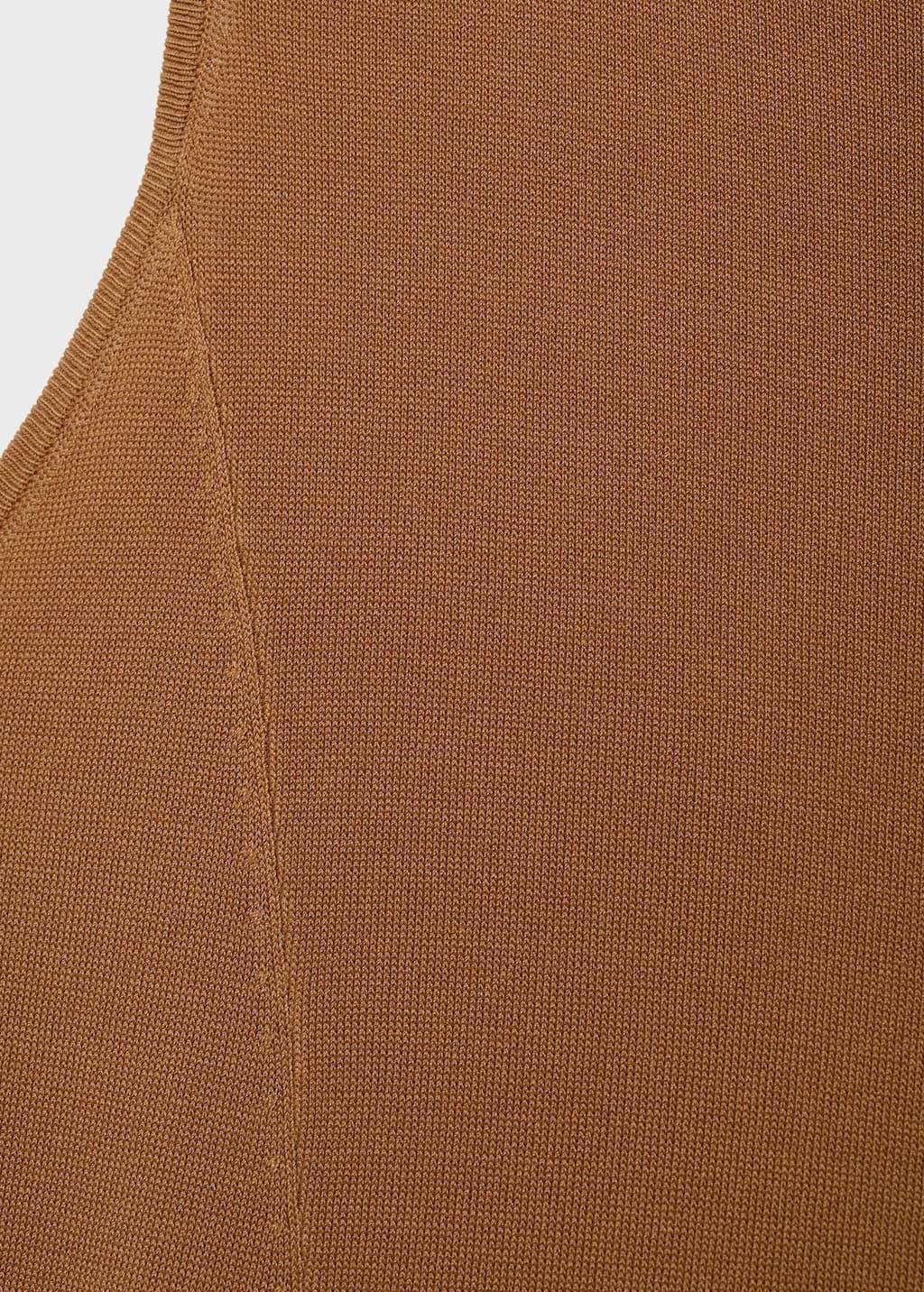 Brown Knit Long Dress, Medium Brown, large image number 11