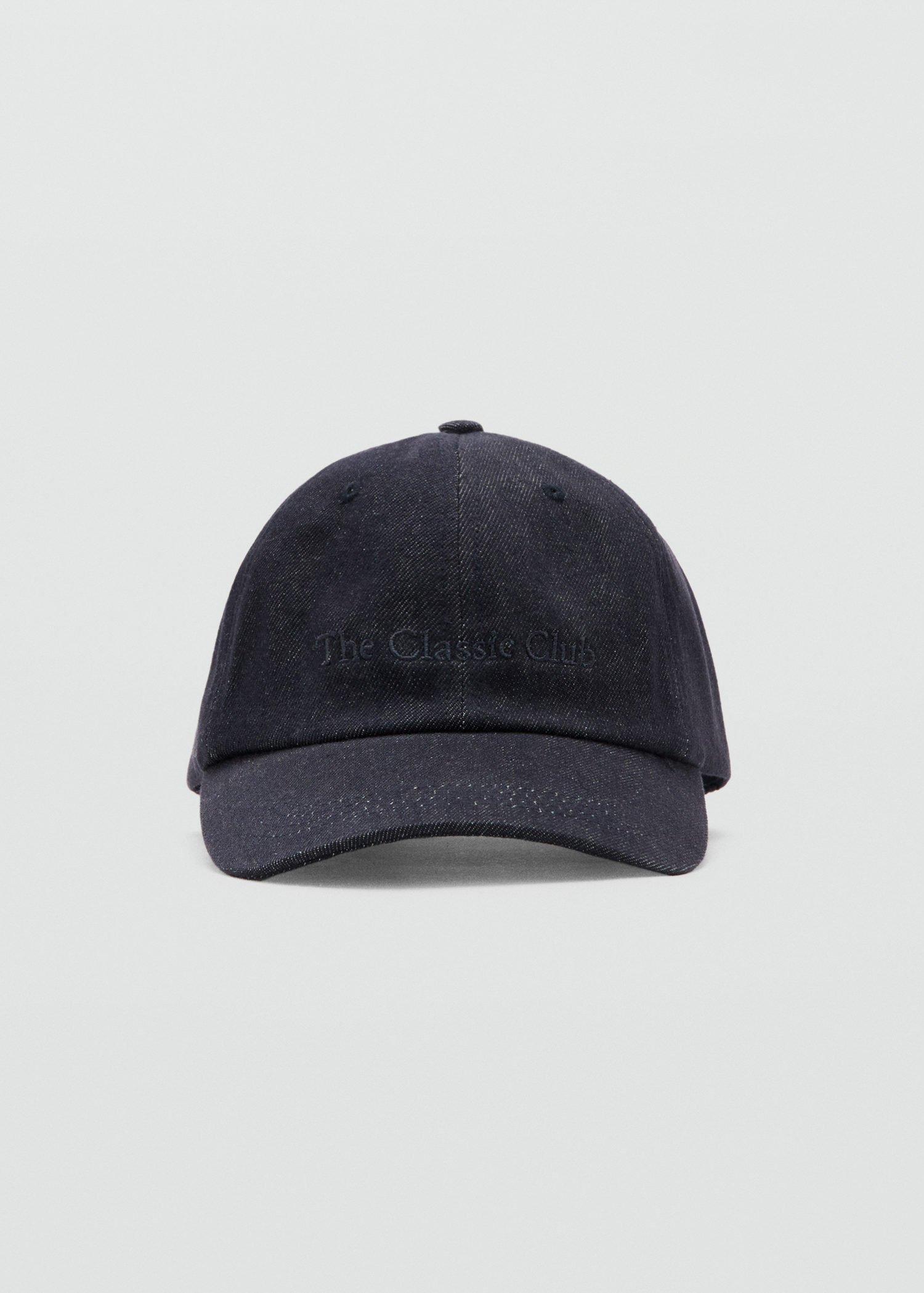 OPEN BLUE Cotton cap with embroidered slogan, Open Blue, large image number 0