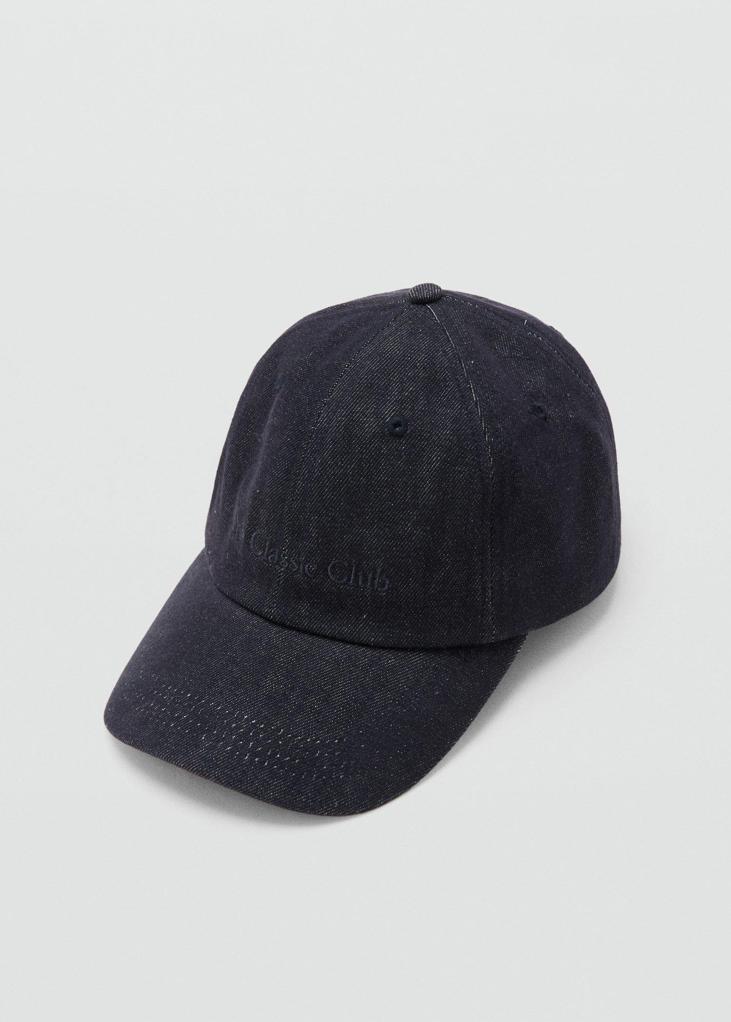 OPEN BLUE Cotton cap with embroidered slogan, Open Blue, large image number 1