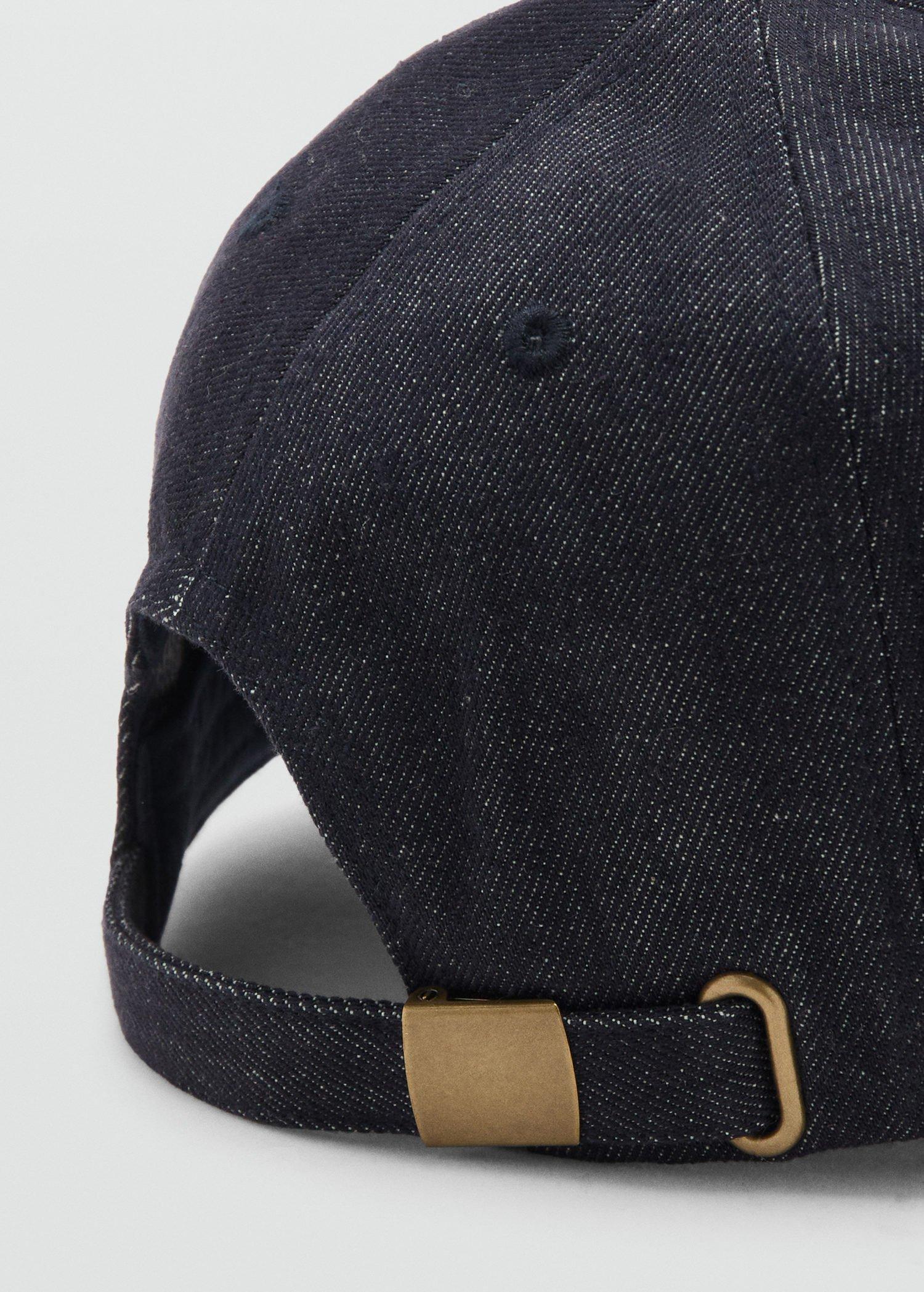 OPEN BLUE Cotton cap with embroidered slogan, Open Blue, large image number 4