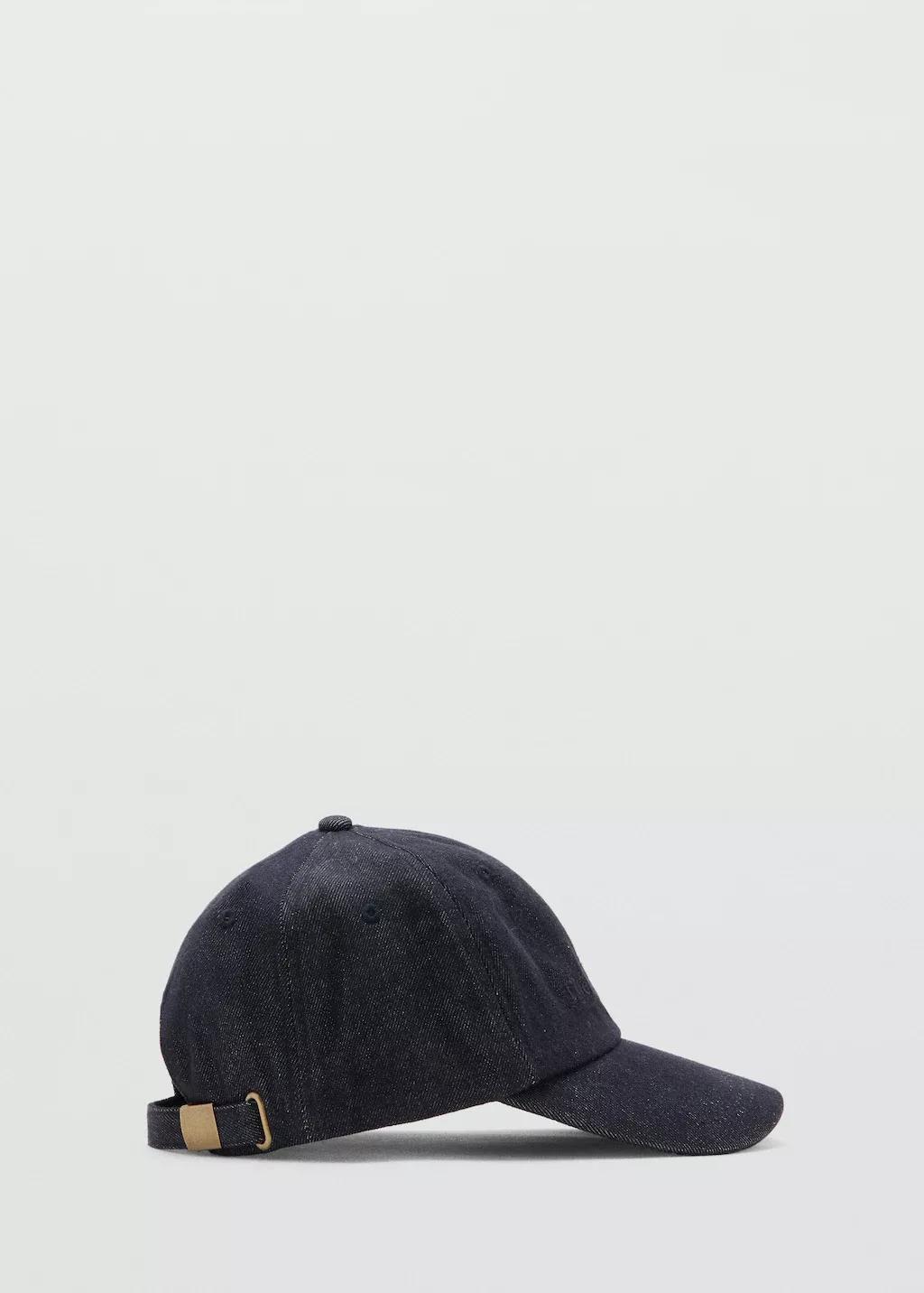 OPEN BLUE Cotton cap with embroidered slogan, Open Blue, large image number 7