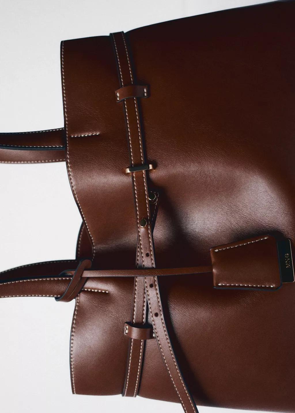 Brown Charm Tote Bag, Medium Brown, large image number 2