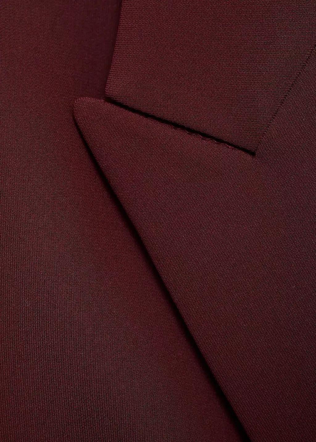 Red Double-breasted suit jacket, , large image number 7