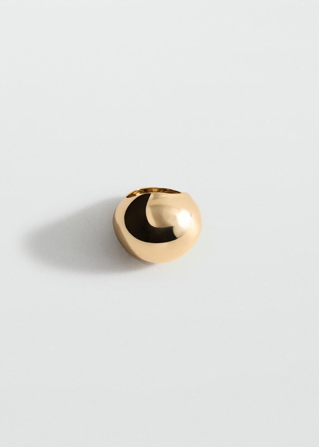 Gold Metallic Volume Ring, , large image number 2