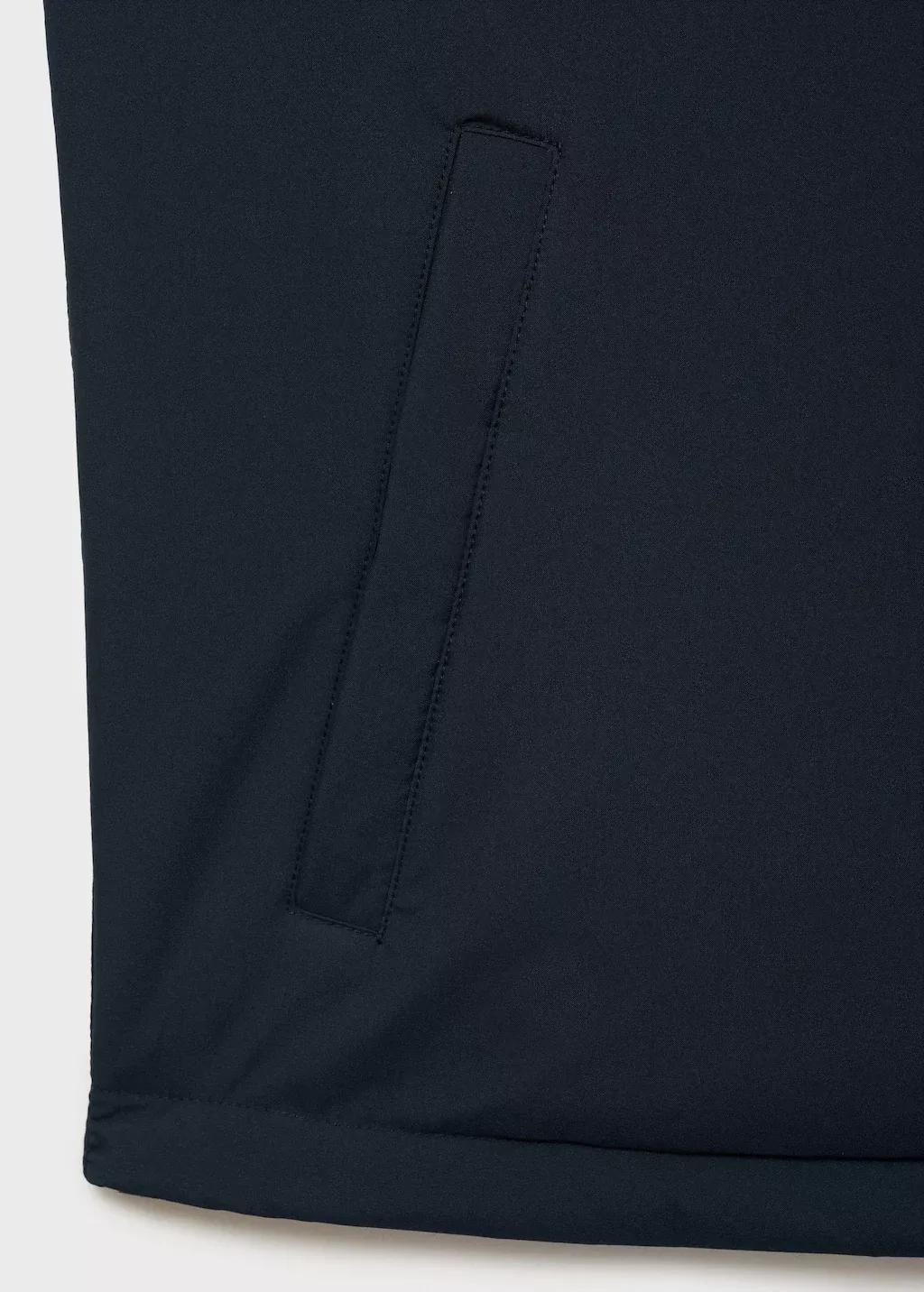 NAVY Reversible water-repellent gilet, Navy, large image number 5