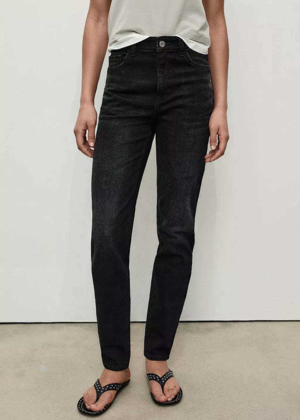 Grey Newmom Comfort High-Rise Jeans, , large image number 0