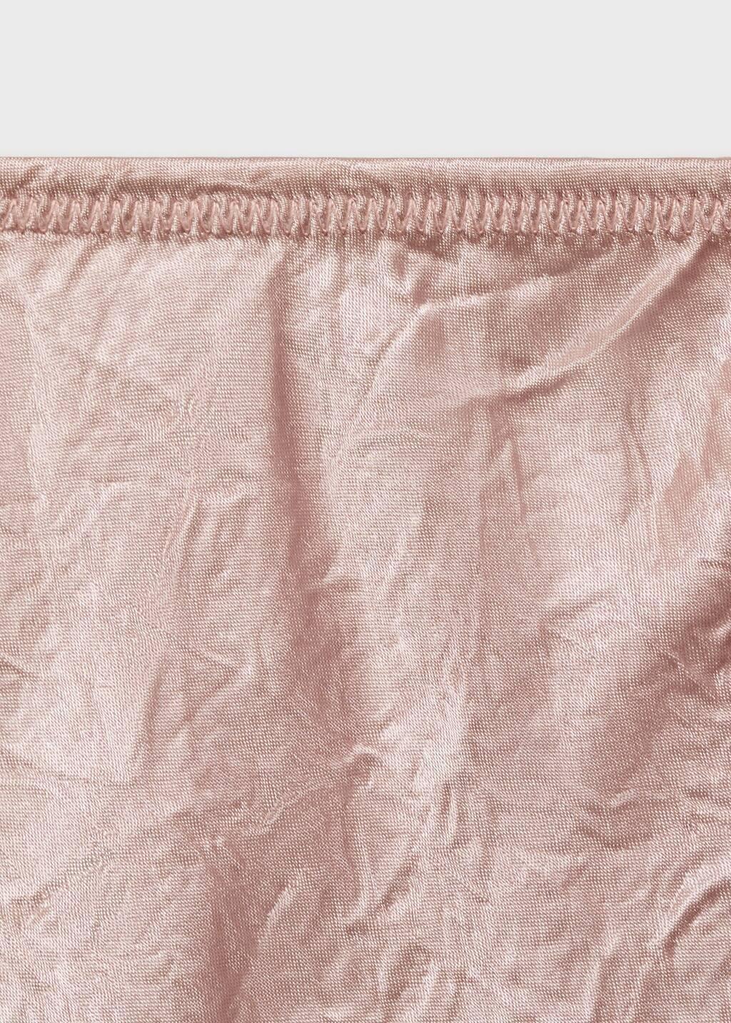 Pink Lt Pastel Satin skirt with wrinkled effect, , large image number 2