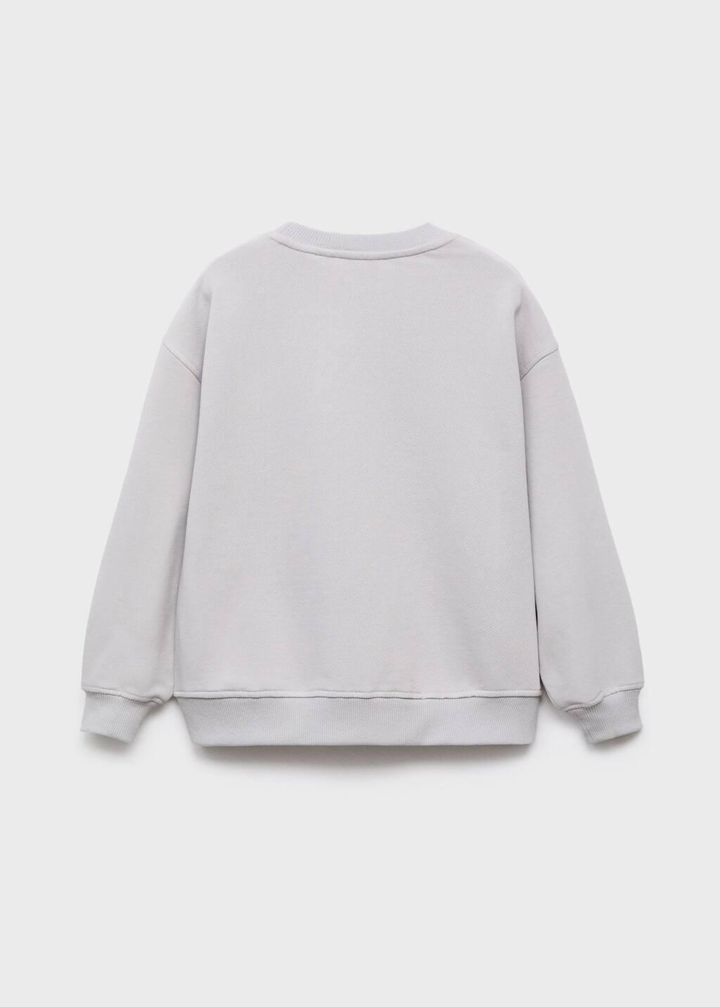 White Avengers Cotton Hoodie, Kids Boys, Natural White, large image number 1