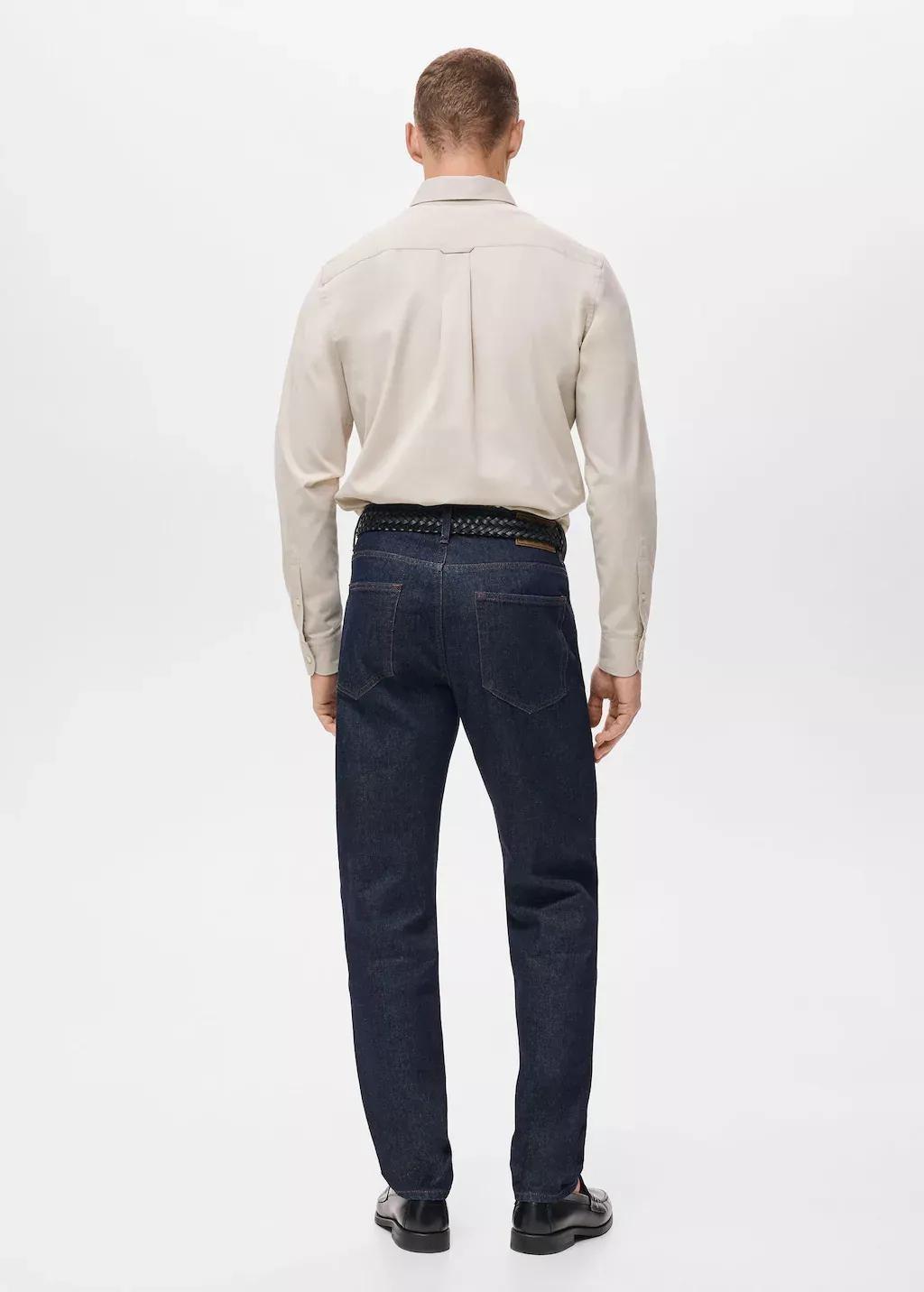 LIGHT BEIGE 100% cotton regular fit pocket shirt, Light Beige, large image number 5