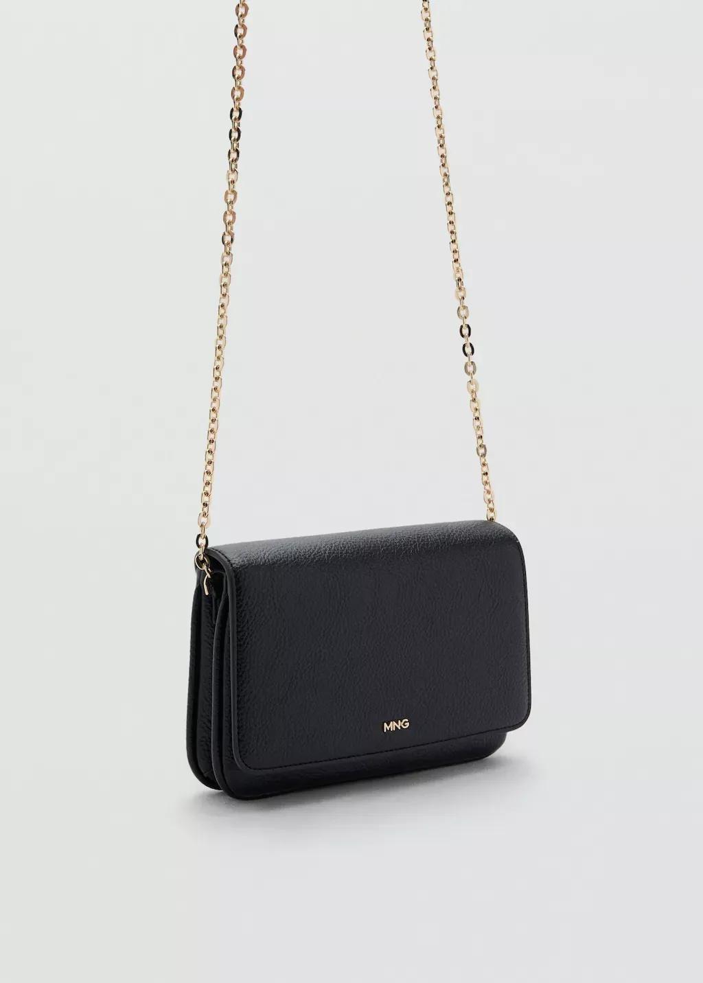 Black Small Crossbody Bag, Black, large image number 0