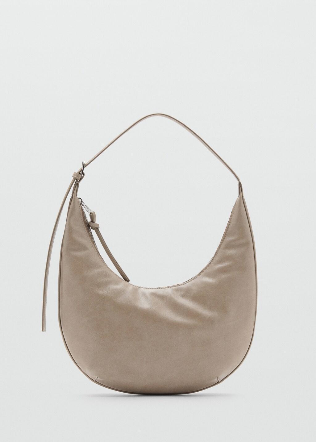 Brown Medium Oval Shoulder Bag, 0201_TA, large image number 3
