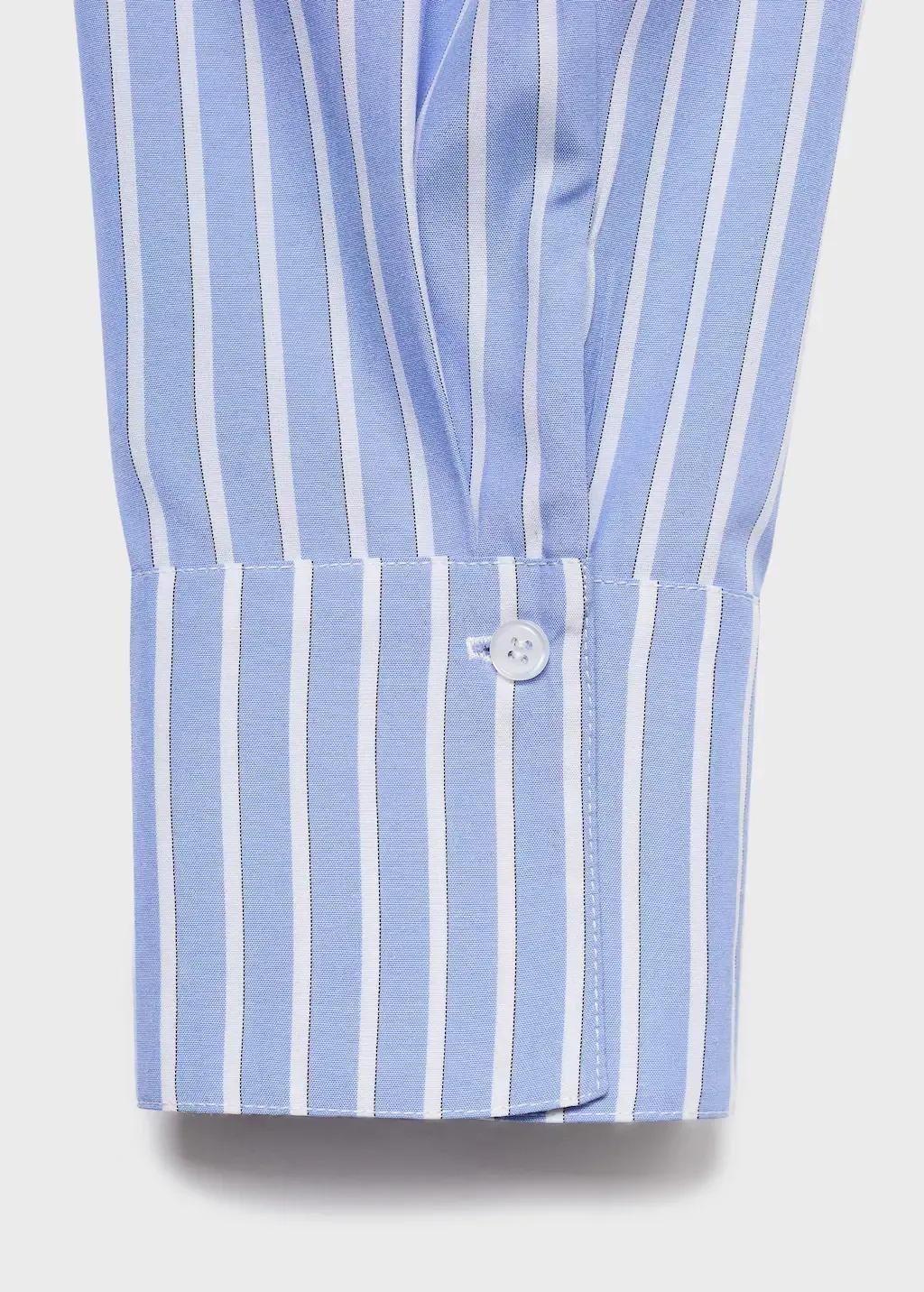 LT-PASTEL BLUE Striped blouse with handkerchief, Light-Pastel Blue, large image number 1