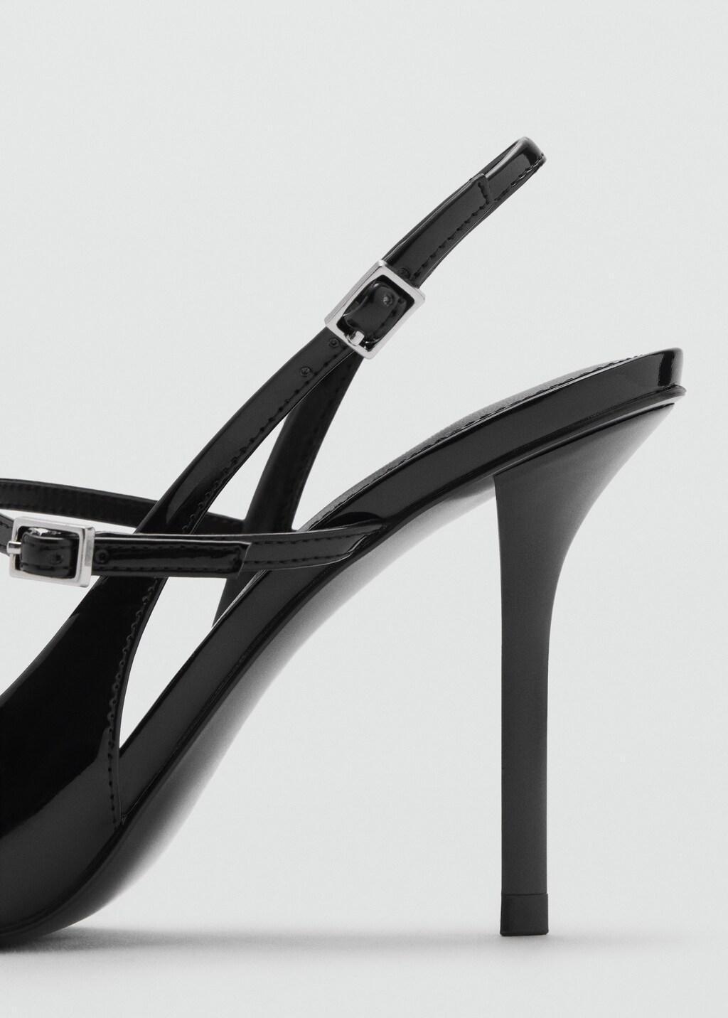 Black Patent Leather Shoes With Straps And Buckle, 0201_99, medium