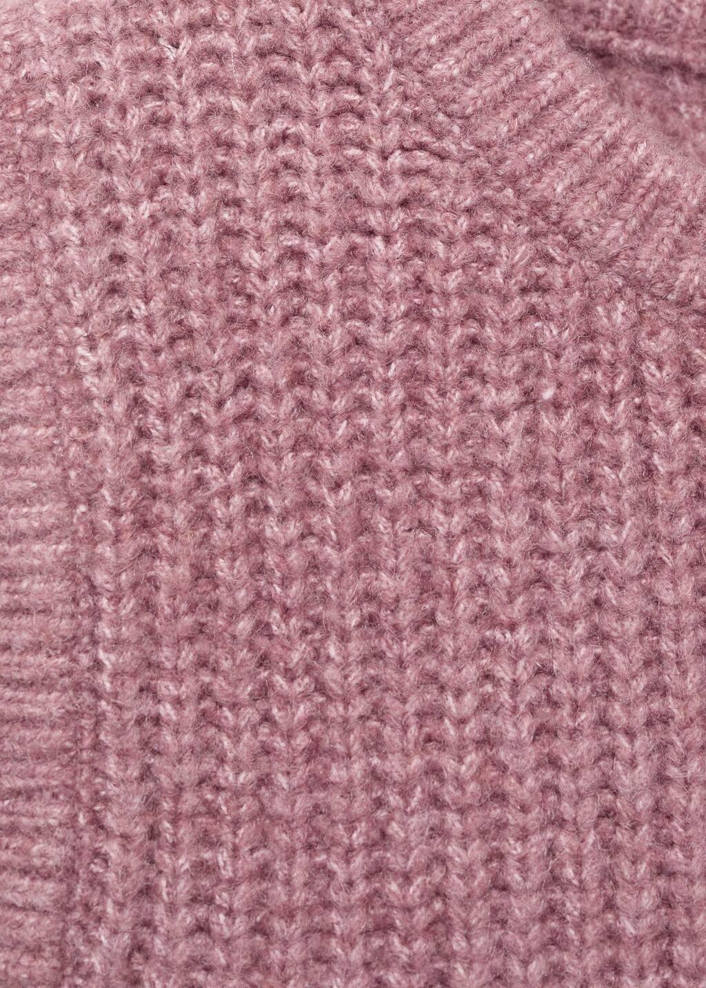 Red Ribbed Jersey Jacket, Kids Girls, Dark Red, large image number 2