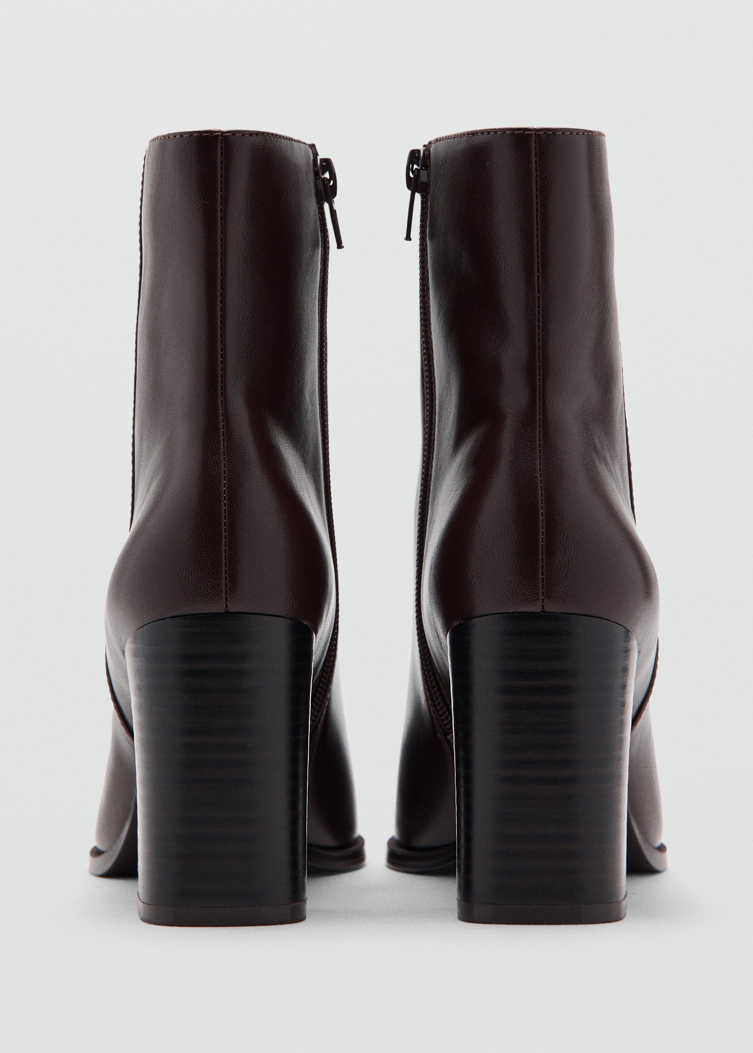 Brown Ankle Boots With Block Heel, 0201_32, large image number 6