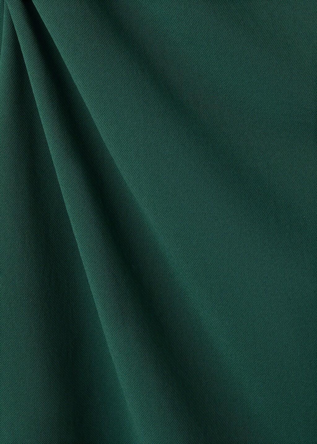 GREEN Boat-neck ruched dress, 0201_43, large image number 1